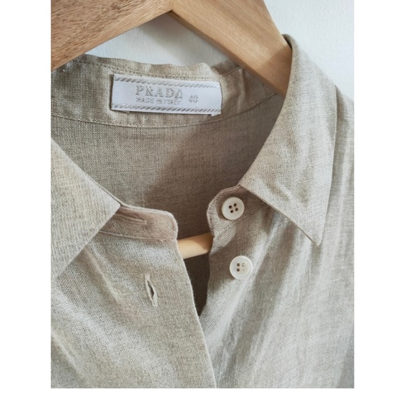 Prada Linen top - Picture 1 of 5